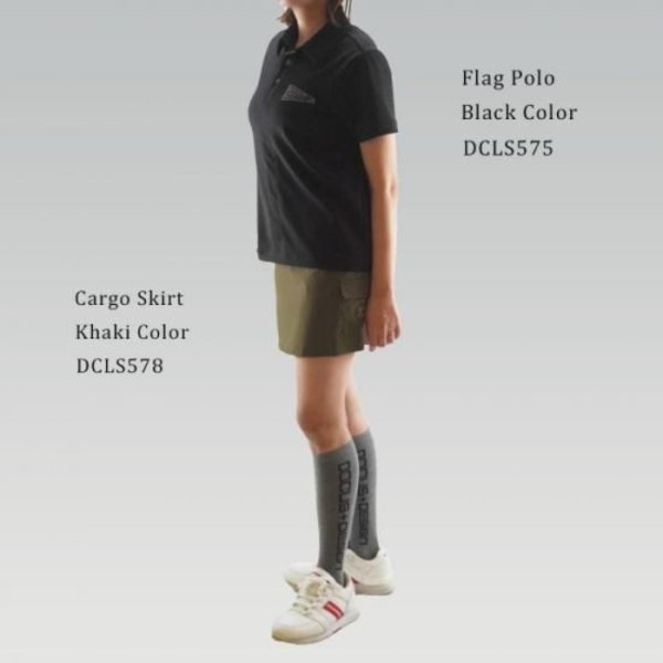 画像9: ドゥーカス フラッグ ポロ シャツ ゴルフウェア レディース 半袖 春夏 【2026年春夏新作】 (9)