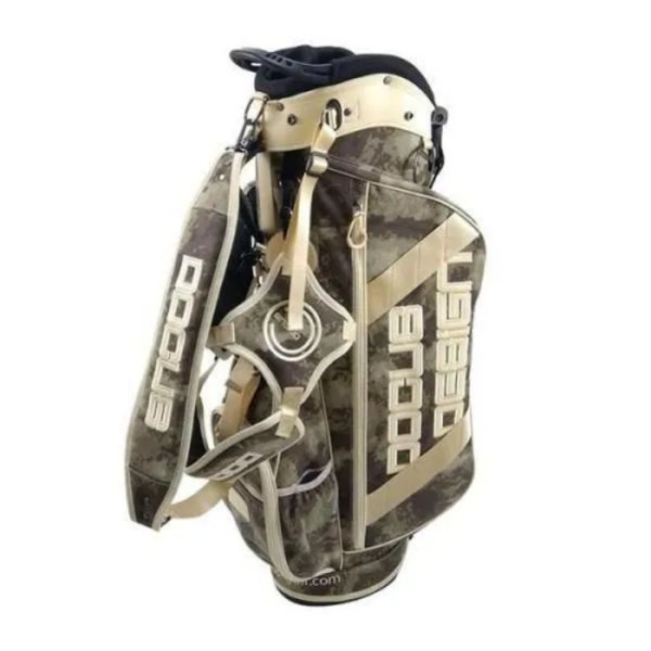画像2: ドゥーカス スタンド キャディバッグ カモ DCC772 C7Y Stand CAMO 8.5インチ メンズ レディース 軽量 迷彩 ベージュ (2)