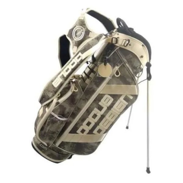 画像4: ドゥーカス スタンド キャディバッグ カモ DCC772 C7Y Stand CAMO 8.5インチ メンズ レディース 軽量 迷彩 ベージュ (4)