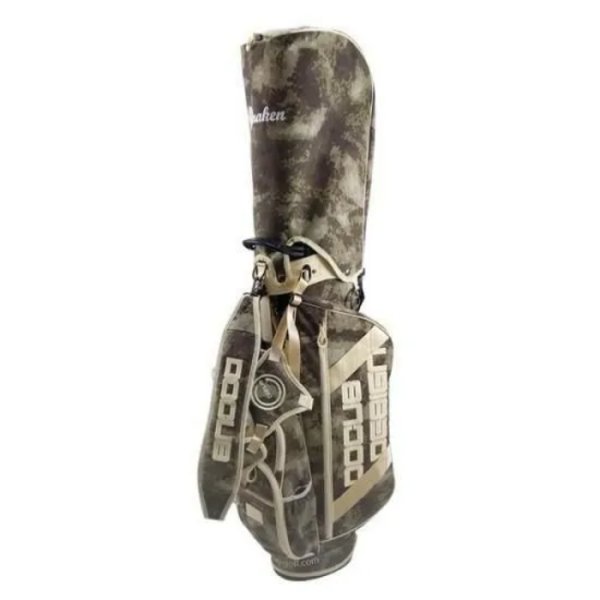 画像7: ドゥーカス スタンド キャディバッグ カモ DCC772 C7Y Stand CAMO 8.5インチ メンズ レディース 軽量 迷彩 ベージュ (7)