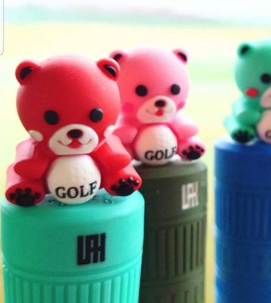 画像4: Lifath｜ GOLF MY BUDDY エンドキャップホルダー (クマ  アヒル) (4)