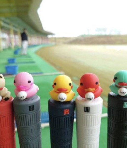 画像3: Lifath｜ GOLF MY BUDDY エンドキャップホルダー (クマ  アヒル) (3)