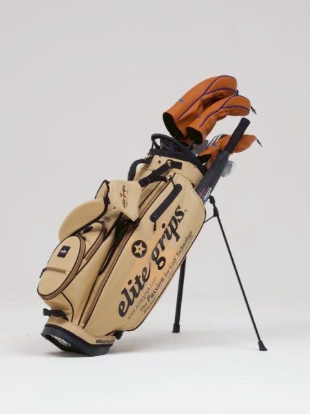 画像4: エリートグリップ キャディバッグ 9.5インチ Dタイプ 2026 カーキ/ベージュ/ブラック (4)