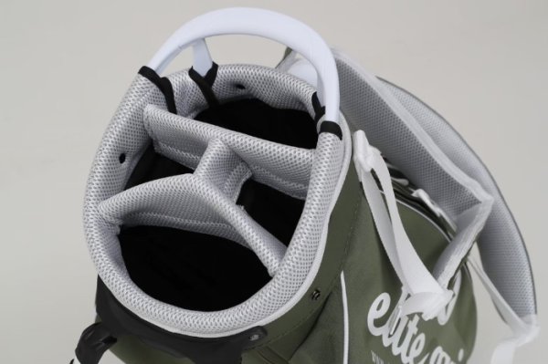 画像5: エリートグリップ キャディバッグ 9.5インチ Dタイプ 2026 カーキ/ベージュ/ブラック (5)