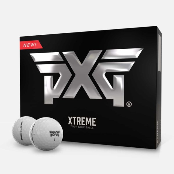 画像1: PXG ゴルフボール Xtreme Tour - ホワイト ・ イエロー 12個入 (1)