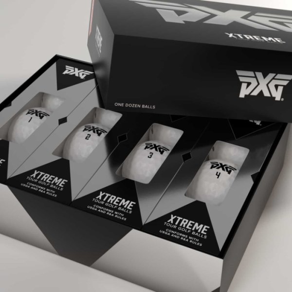 画像4: PXG ゴルフボール Xtreme Tour - ホワイト ・ イエロー 12個入 (4)