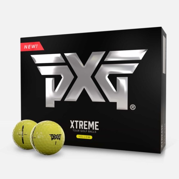 画像6: PXG ゴルフボール Xtreme Tour - ホワイト ・ イエロー 12個入 (6)