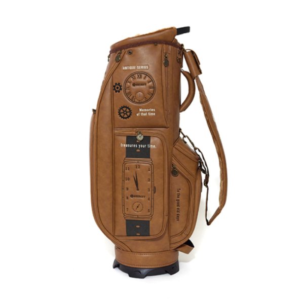 画像3: シェリフ キャディバッグ アンティークシリーズ キャメル メンズ 9.5インチ 2025セカンドモデル (3)