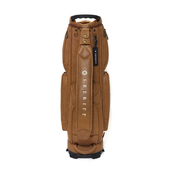 画像4: シェリフ キャディバッグ アンティークシリーズ キャメル メンズ 9.5インチ 2025セカンドモデル (4)