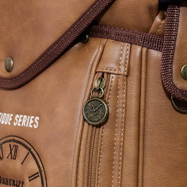 画像9: シェリフ キャディバッグ アンティークシリーズ キャメル メンズ 9.5インチ 2025セカンドモデル (9)