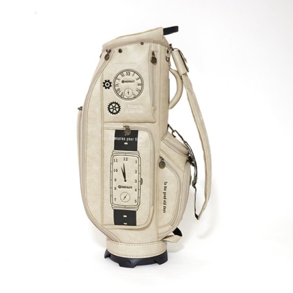 画像3: シェリフ キャディバッグ アンティークシリーズ ベージュ メンズ 9.5インチ 2025セカンドモデル (3)