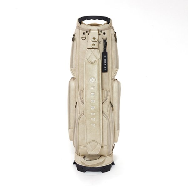 画像4: シェリフ キャディバッグ アンティークシリーズ ベージュ メンズ 9.5インチ 2025セカンドモデル (4)