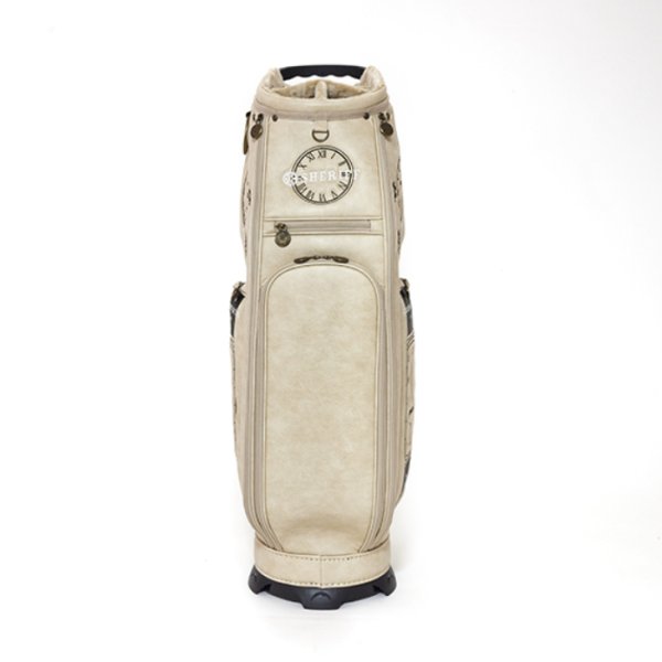 画像2: シェリフ キャディバッグ アンティークシリーズ ベージュ メンズ 9.5インチ 2025セカンドモデル (2)