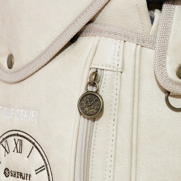 画像9: シェリフ キャディバッグ アンティークシリーズ ベージュ メンズ 9.5インチ 2025セカンドモデル (9)