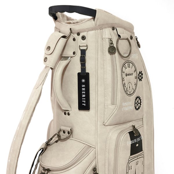 画像6: シェリフ キャディバッグ アンティークシリーズ ベージュ メンズ 9.5インチ 2025セカンドモデル (6)