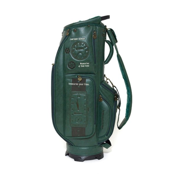 画像3: シェリフ キャディバッグ アンティークシリーズ グリーン メンズ 9.5インチ 2025セカンドモデル (3)