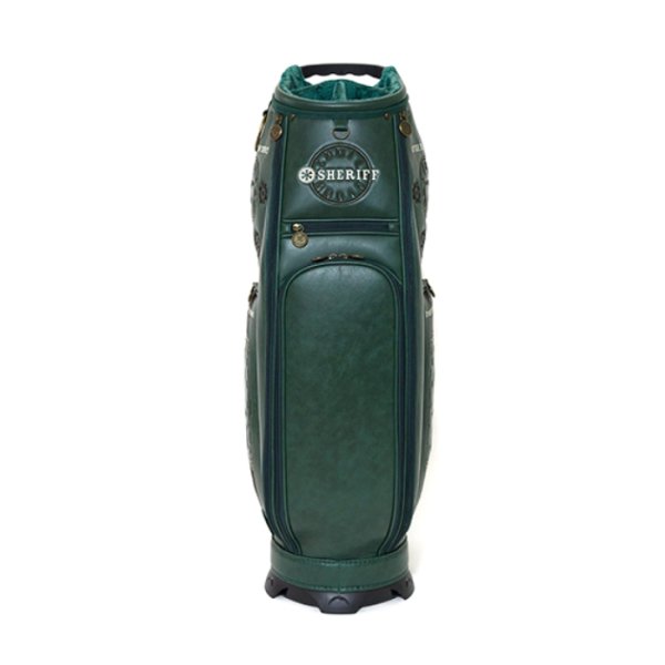 画像2: シェリフ キャディバッグ アンティークシリーズ グリーン メンズ 9.5インチ 2025セカンドモデル (2)