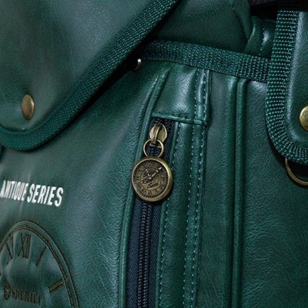 画像9: シェリフ キャディバッグ アンティークシリーズ グリーン メンズ 9.5インチ 2025セカンドモデル (9)