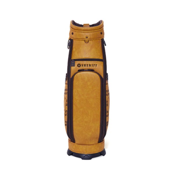 画像2: シェリフ キャディバッグ ミュージックシリーズ マスタード×ダーク メンズ 9.5インチ 2025セカンドモデル (2)