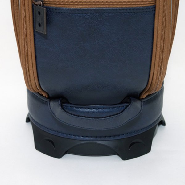 画像10: シェリフ キャディバッグ ミュージックシリーズ ネイビー×キャメル メンズ 9.5インチ 2025セカンドモデル (10)