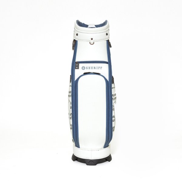 画像4: シェリフ キャディバッグ ミュージックシリーズ ホワイト×ターコイズ メンズ 9.5インチ 2025セカンドモデル (4)