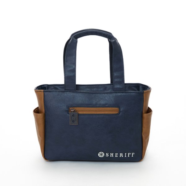 画像2: シェリフ ラウンドポーチ ミュージックシリーズ ネイビー×キャメル 2025セカンドモデル 数量限定 (2)