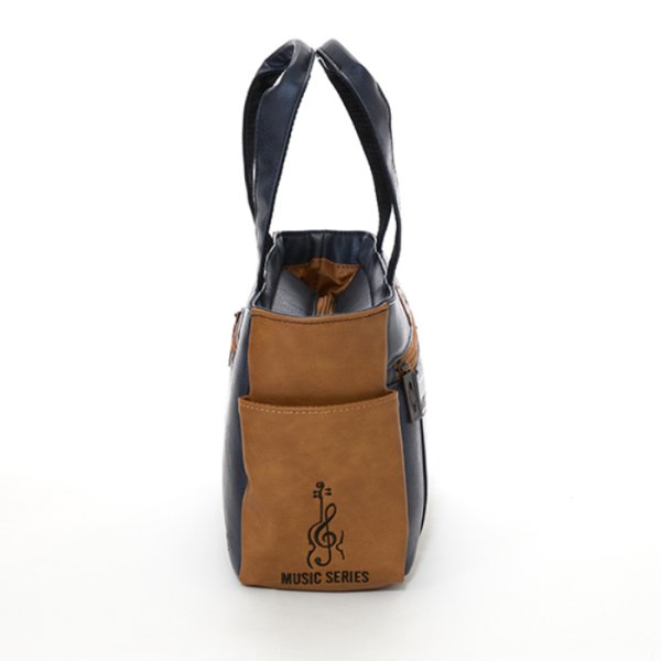 画像3: シェリフ ラウンドポーチ ミュージックシリーズ ネイビー×キャメル 2025セカンドモデル 数量限定 (3)