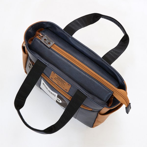 画像5: シェリフ ラウンドポーチ ミュージックシリーズ ネイビー×キャメル 2025セカンドモデル 数量限定 (5)