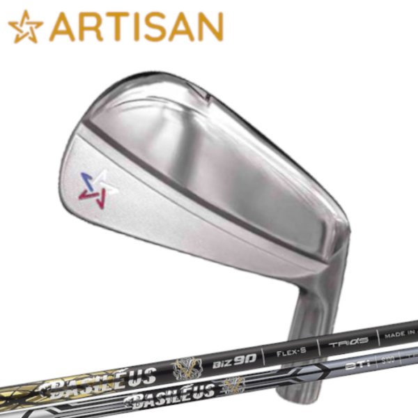 画像1: ARTISANGOLF IRON LS☆720 Series × トライファス Basileus BTi/BiZ【#5-PW 6本セット】 (1)