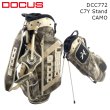 画像1: ドゥーカス スタンド キャディバッグ カモ DCC772 C7Y Stand CAMO 8.5インチ メンズ レディース 軽量 迷彩 ベージュ (1)