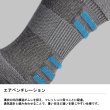 画像16: ドライエアソックス 靴下 ゼロフィット ZEROFIT スポーツ 通気性 抗菌 冷却 ムレにくい 快適 防臭 アスリート 運動 夏 普段使い 通勤 (16)