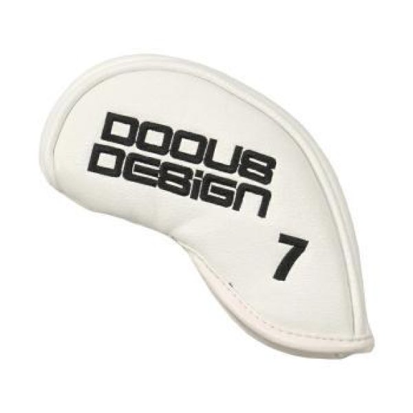 画像2: ドゥーカス アイアンカバー ヘッドカバー ブラック/ホワイト [DCIC733]」ペー ジ (2)