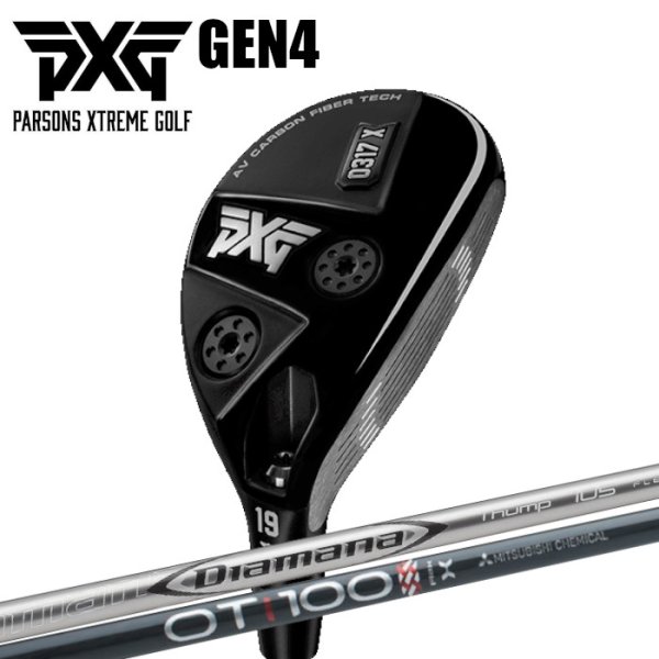 画像1: PXG 0317X GEN4 HYBRIDS 25度 × 三菱ケミカル DiamanaThump/OT TOUR HY (1)