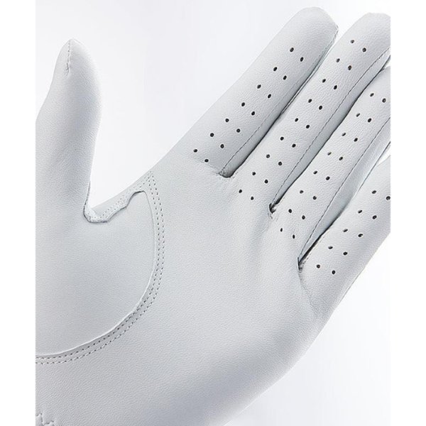 画像5: プレミアム レザー グローブ 左手用 | ゼロフィット イオンスポーツ | 最高品質 シープスキンレザー 白 ホワイト (5)