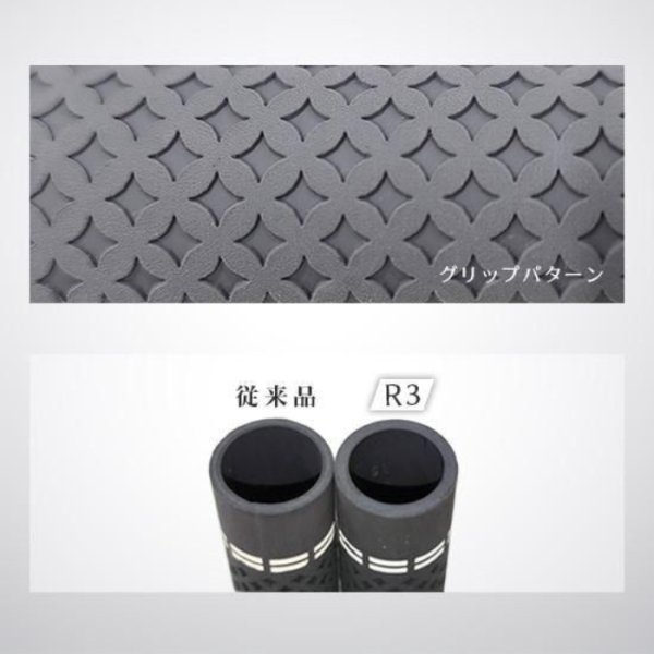 画像3: ワタナベグリップ TS-R3 テーパーレス SCシリーズ バックラインなし 低トルク やわらかい ネコポス配送 (3)