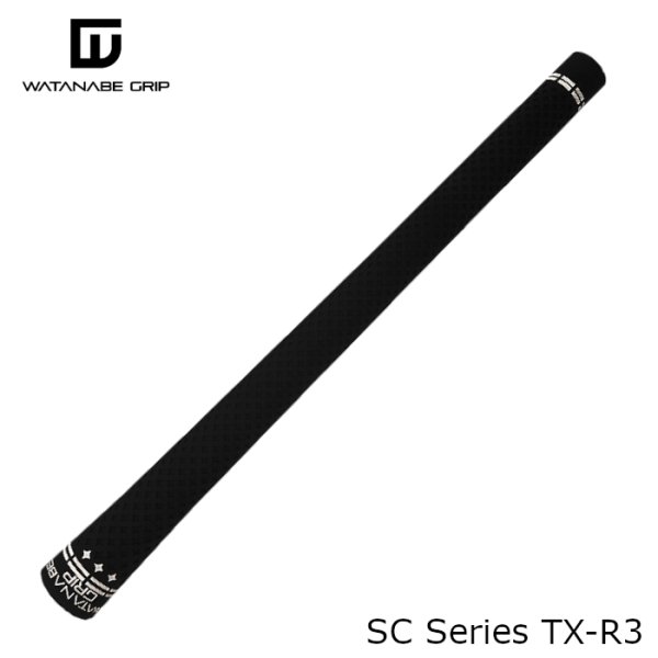 画像1: ワタナベグリップ TX-R3 テーパーレス SCシリーズ バックラインなし 低トルク やわらかい ネコポス配送 (1)