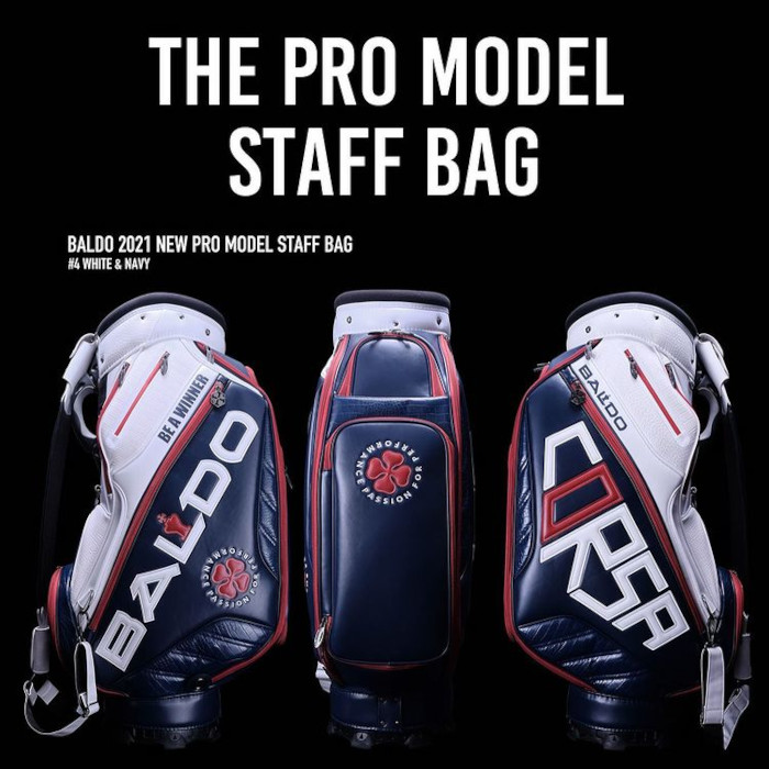 #4 WHITE＆NAVY「BALDO 2021 NEW PRO MODEL STAFF BAG」