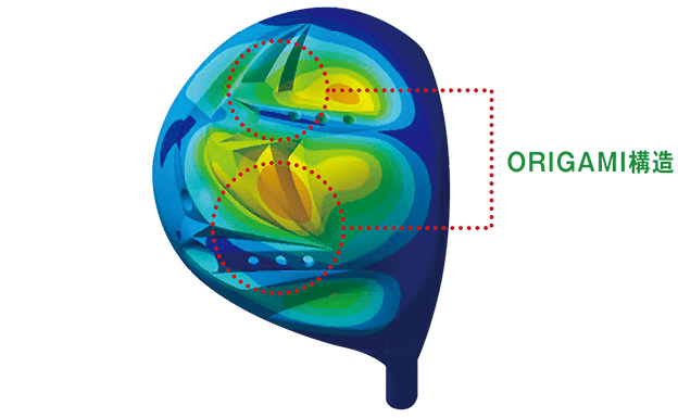 ORIGAMI構造がボール初速を大幅にアップする「ORIGAMI BACKソール」-VATIC DRIVER
