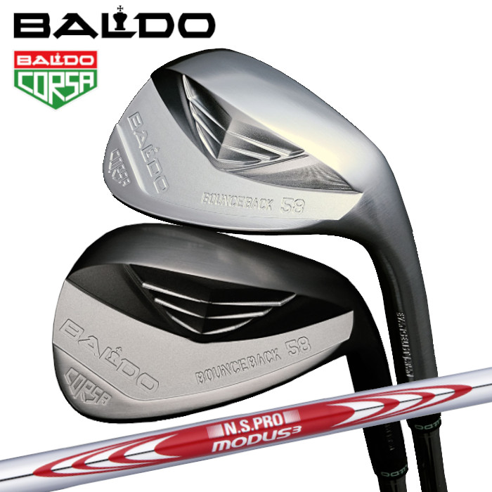 【在庫限り/特価】BALDO CORSA FORGED BOUNCE BACK WEDGE 50度 × N.S.PRO MODUS3 WEDGE