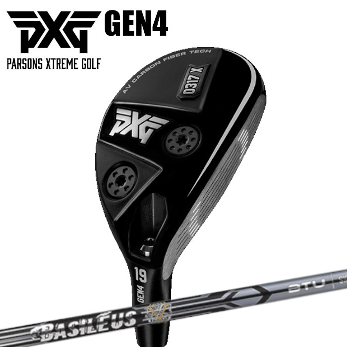 地クラブ(カスタムゴルフクラブ)＞ユーティリティー PXG 0317X GEN4 HYBRIDS 25度 × トライファス Basileus